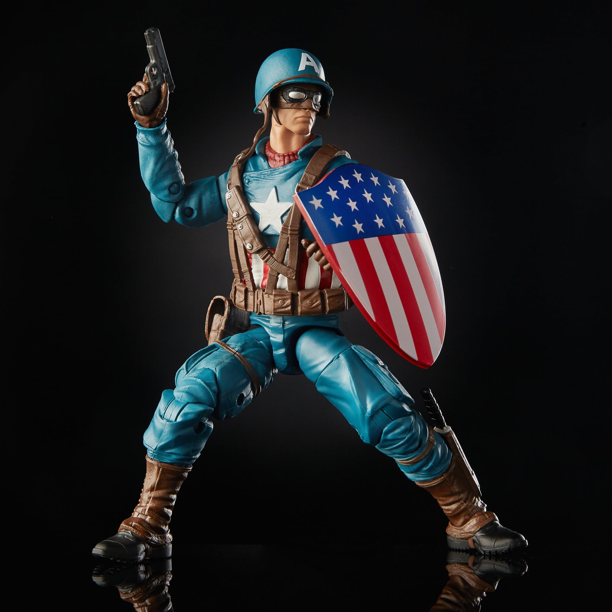 Captain america action sale figure with motorcycle