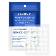 LANBENA Acne Pimple Patch Invisible Acne Removal Acne Stickers Blemish Face Skin Care Pimple Remover Tool 28 Patches for Night Use