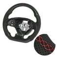 thumbnail image 4 of Volant en Fibre de Carbone sur Mesure Nappa Cuir Perforé Compatible avec C7 2014-2019, 4 of 7