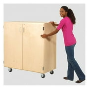 Diversified Woodcrafts Tote Classroom Cabinet with Trays