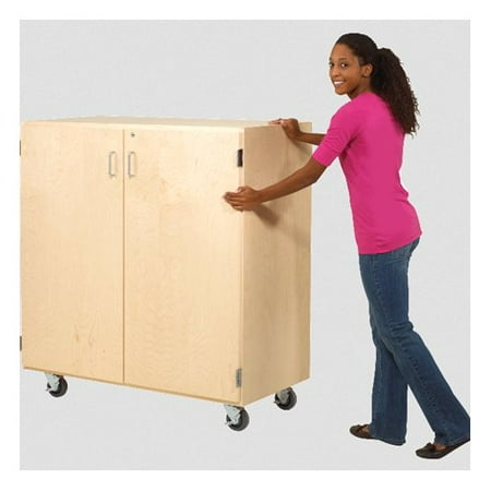 Diversified Woodcrafts Tote Classroom Cabinet with Trays