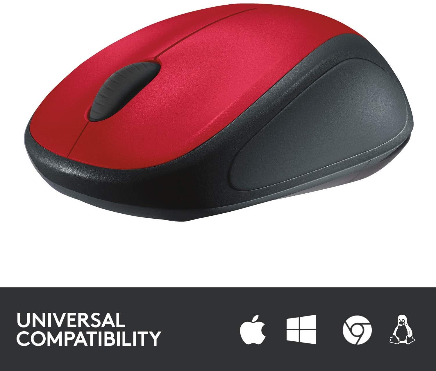 Logitech M235 Wireless Mouse Red