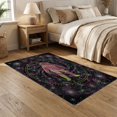 thumbnail image 2 of ODIKA 5'x7' Washable Area Rug Easy Care, Non-Shedding, Pet Friendly, Cyber Astronaut Nebula Border Arcade Fireworks Anime Flowing Dynamic for Small Living Room, Bedroom, 2 of 7