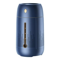 QLEICOM Humidifiers for Bedroom, 1.2L Large Cool Mist Humidifier, USB Powered with 7 Color LED Light, Auto Shut-off, Humidifiers for Home Office Bedroom Nursery Indoor (White)