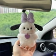thumbnail image 2 of Pochacco Plush Pendant Sanrio Soft Stuffed Doll Keychains Cute Cartoon Furry Toy Ornaments Kawaii Car Pendants Gifts for Friends, 2 of 16