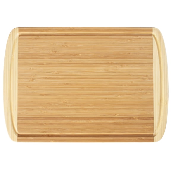 Totally Bamboo Kona Groove Bamboo Carving & Cutting Board, 18" x 12-1/2"