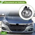 thumbnail image 3 of Cubierta de rejilla de luz de niebla Unique Bargains No.63177311351 para BMW X6 2013-2015 Claro, Negro Izquierda Frontal Inferior del Parachoques Luz de Niebla Inserciones ABS 1 Pc, 3 of 6