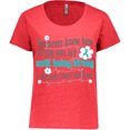 thumbnail image 3 of Inktastic Ovarian Cancer Being Strong Women's Plus Size T-Shirt, 3 of 5