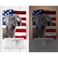 thumbnail image 2 of Caroline's Treasures LH9001CNL Flag with Weimaraner Ceramic Night Light, 6x4x3", multicolor, 2 of 2