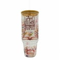 thumbnail image 2 of 32oz or 40oz Just Another Chapter custom Sublimation Printed Clear or Frost Glass Tumbler, Mug, Cup with Handle, 2 of 10