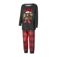 thumbnail image 3 of Family Matching Christmas Pajamas Set Xmas Long Sleeve Sleepwear Nightwear For Couples Kids Baby, 3 of 10