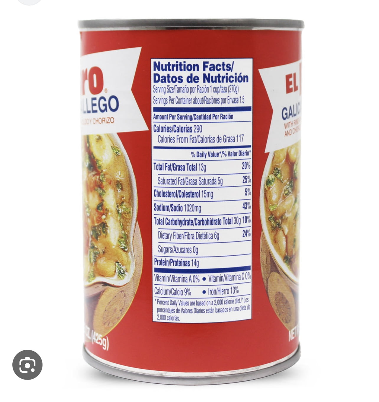 El Ebro Caldo Gallego (Galician Soup) 15oz
