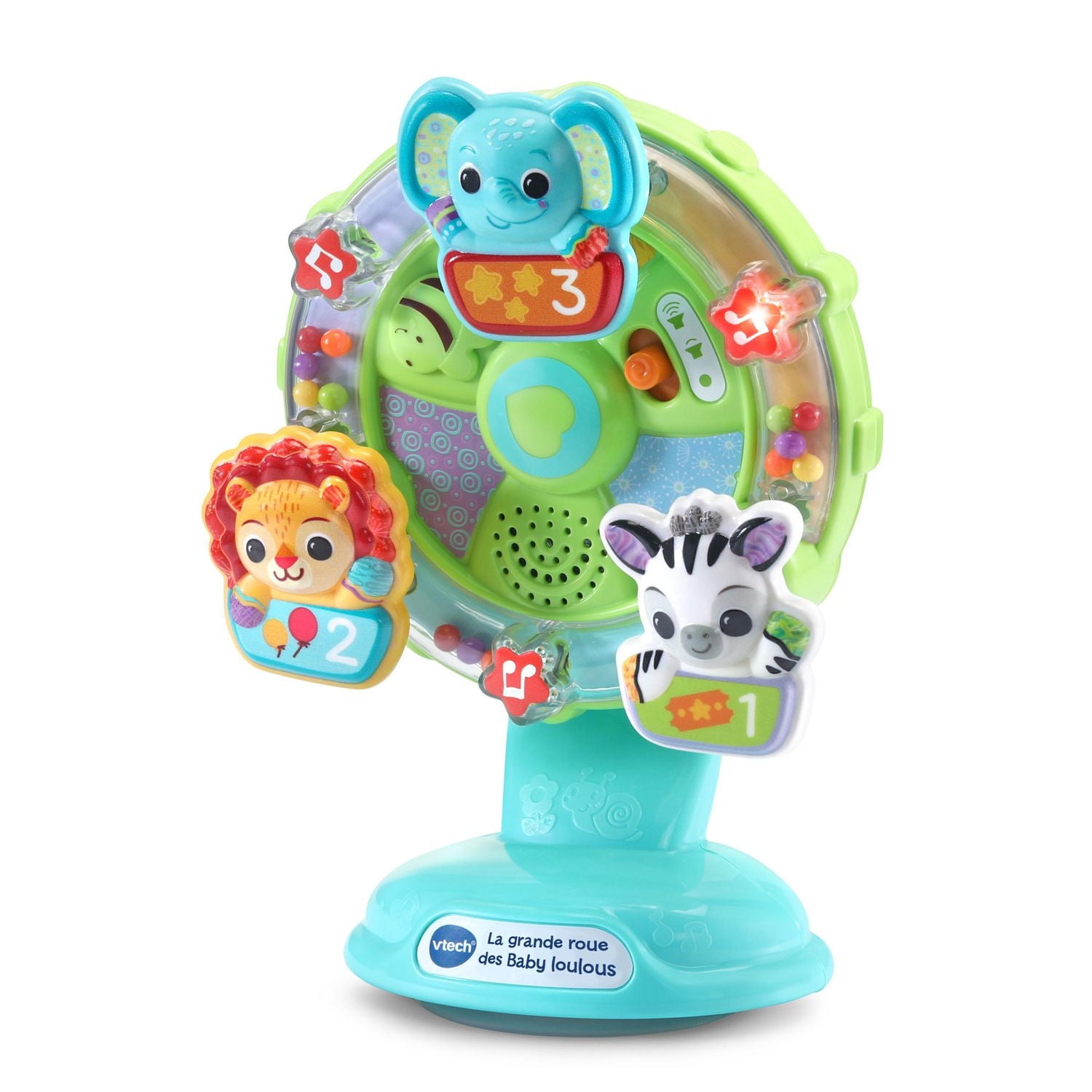 VTech Turn & Learn Ferris Wheel™ Interactive Baby Toy With Suction Cup - French Version, 6-36 Months