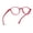Red, variant on 2SeeLife Small Round Reading Glasses for Men & Women – Narrow-Medium Fit, Sturdy Frame, Spring Hinges, Premium Retro Readers, Brown Tortoise, +1.25