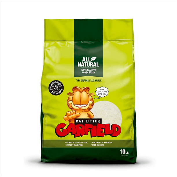 Garfield All Natural Tiny Grain Cat Litter, 10lb