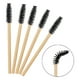 thumbnail image 2 of Desechables 100 Uds. Cepillos Desechables Para Pestañas, De Madera Desechable, Varitas Para Rímel, Extensión De Pestañas, Cepillo De Maquillaje Negro, 2 of 8