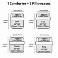 thumbnail image 2 of Sun and Moon Comforter Set, Celestial Bohemian Bedding, Black and Gold, with 2 Pillowcases.(Queen), 2 of 4