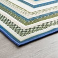 thumbnail image 4 of Stunning Contemporary 8' x 10' Green and Blue Polypropylene Outdoor Area Rug, 4 of 6