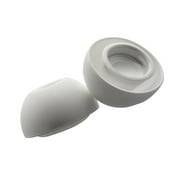 CHICHUMID 1Pair White Silicone Earphone Cover Soft Eartips for Headphone Accessories Replacement
