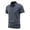 Grey, variant on Adult Men's Polo T Shirts Short Sleeve Button Tees Shirts Basic Brown Mens Golf Shirts