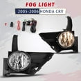 thumbnail image 4 of Winjet For 2005 2006 Honda CRV Fog Lights Clear Lens Pair Bumper Lamp+Wiring+Switch Kit Clear Lens, 4 of 8