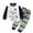 Pjsets48-White, variant on UAYOTSE Childrens Cute Cartoon Pajama Set Toddler 3 6 12 18 24 Months 2T 3T 4T 5T fit Pjs Soft Breathable Loungewear Size 3-6 Months