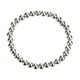 thumbnail image 5 of Pulsera de acero inoxidable elástica de material 303 con bola de acero de moda simple para hombre, 5 of 6