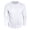 #0007-White, variant on Betivan Mens Waffle Crewneck Shirts Slim Fit Long Sleeve Casual T-Shirt Pullover Top