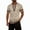 Khaki, variant on Halloween T Shirts for Men Shirts Short Sleeve Nautical Design Classic Collared Comfortable Breathable Casual Streetwear Loose Fit Top