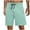 Mint Green, variant on Purcolt Pajama Shorts for Men Soft Elastic Waist Drawstring Sleep Bottoms Comfy Lounge Pj Pants Lightweight Sleepwear