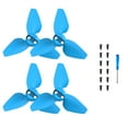 thumbnail image 1 of 2 Pares Hélices para DJI Neo Drone Cuchillas Coloridas Liberación Rápida() Azul, 1 of 3