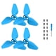 thumbnail image 3 of 2 Pares Hélices para DJI Neo Drone Cuchillas Coloridas Liberación Rápida() Azul, 3 of 4
