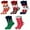 5 Pairs, variant on ​YUNOVA 10 Pairs Bulk Christmas Socks for Women Men, Assorted Holiday Novelty Crew Socks with Santa Snowman Tree, Soft Xmas Stocking Stuffers Gifts for Adults Family