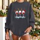 thumbnail image 5 of Sudaderas de Cuello Redondo de Navidad Para Mujer Moda Casual Manga Larga Impreso Ladies Tops Odeerbi  ODB206971, 5 of 9