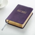 thumbnail image 2 of KJV Compact Grand Imprimé Lux-Cuir Violet, 2 of 2