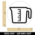 thumbnail image 2 of Measuring Cup Baking Cooking Self-Inking Rubber Stamp Ink Stamper - Black Ink - Large 1-1/2 Inch, 2 of 7
