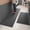 Grey, variant on PABUBE Woven Grey Kitchen Rug, 17" x 29", Non-Slip and Absorbent Floor Mat for Sink or Hallway, Machine Washable Soft Rug, Durable Indoor Use