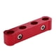 thumbnail image 5 of Aluminio Billet Cables de bujía Cables Separadores Divisores Organizadores Juego de soportes para 8 mm 9 mm 10 mm rojo Soledad Separador de cables de bujía, 5 of 10