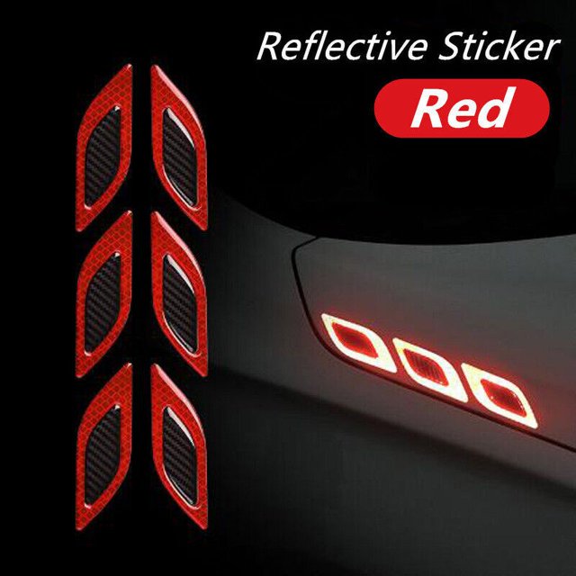 Pegatinas de seguridad para el parachoques de la cinta de advertencia de la cinta reflectante automática del coche