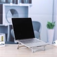 thumbnail image 4 of stanreset Universal Folding Laptop Holder Aluminium Alloy Folding Cooling Stand Metal Computer Notebook Bracket, 4 of 5