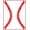 Red, Pattern 1, variant on ODIKA 4'x6' Machine Washable Non-Slip Area Rug, Baseball Stitch Latch Hook Yarn Embroidery Needlework Kit High Traffic Rug, Red, 646023