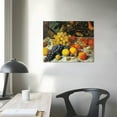 thumbnail image 3 of Nawypu Canvas Art Prints Vincent Van Gogh Still Life With Grapes Lemons And Pears Art Print Painting Poster Wall Decor Gough Fruit Bowl Kitchen and Dining Room Wall Home Decoration, 3 of 4
