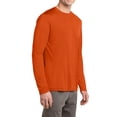 thumbnail image 4 of Mafoose Men's Lightweight Tall Long Sleeve PosiCharge Competitor Tee Deep Orange 4XLT, 4 of 5