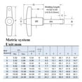 thumbnail image 6 of Stainless Ball Lock Pins Quick Release Pins T Handle 6mm 40mm, 6 of 6