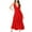 Red, variant on Ashirexll Womens Summer Dresses, Casual Dresses for Women, Summer Stylish Sleeveless V-Neck Tiered Cake Style Dresses