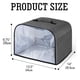 thumbnail image 5 of Bolsillo para accesorios compatible con la cubierta antipolvo de la parrilla Ninja Foodi, material exterior resistente al agua y lavable a máquina, panel frontal transparente que prolonga la vida, 5 of 5
