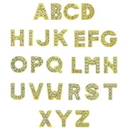 Gold Letter Beaded Handmade Accessories 26 Pcs Alloy Jewelry Accessory Necklace Pendant Alphabet Beads Earrings