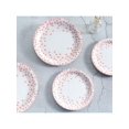 thumbnail image 4 of 72pcs/set Black And Yellow Disposable Plates And Napkins, Polka Dot Dessert Plate, Party Supplies For 24 Guests, Suitable For Birthday, Baby Shower, W, 4 of 4