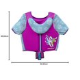 thumbnail image 2 of Chaleco de Natación Swimschool Rosa y Aguamarina con Mangas y Correa Ajustable, 2 of 8