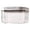 Clear, variant on Slim Airtight Pet Food Storage Container with Press Lid, Clear Dog Cat Food Bin, Compact Countertop Dry Food Keeper for Small Portions (5.91×3.74×3.74in)